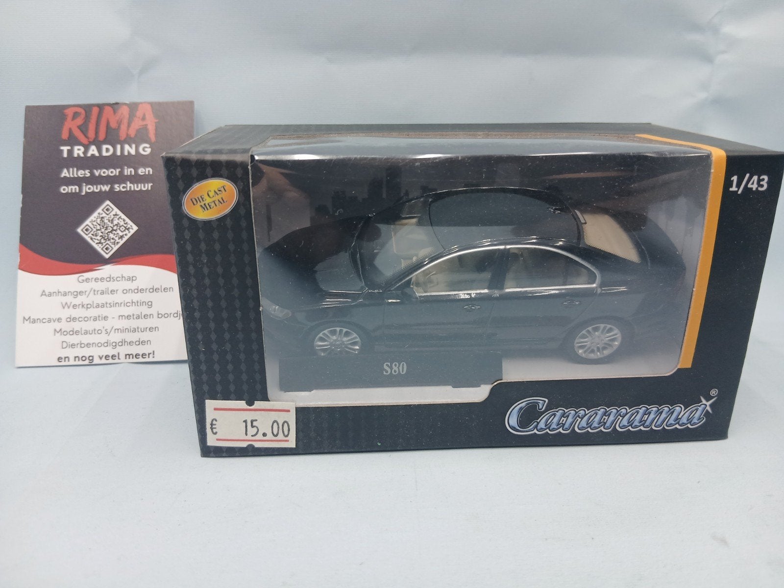 Cararama Volvo S80 Diecast Modelauto 1/43 - Nieuw in doos, Ophalen of Verzenden, Nieuw, Auto, Overige merken