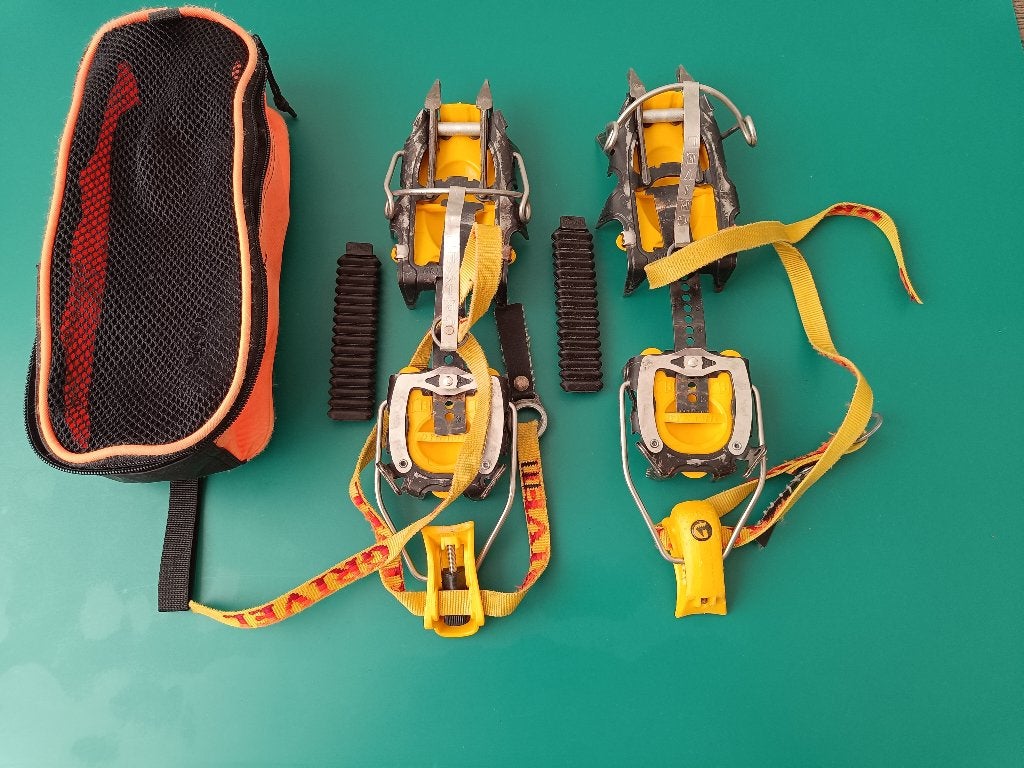 Black Diamond Stijgijzers, Ophalen, Gebruikt, Klimsport-accessoire