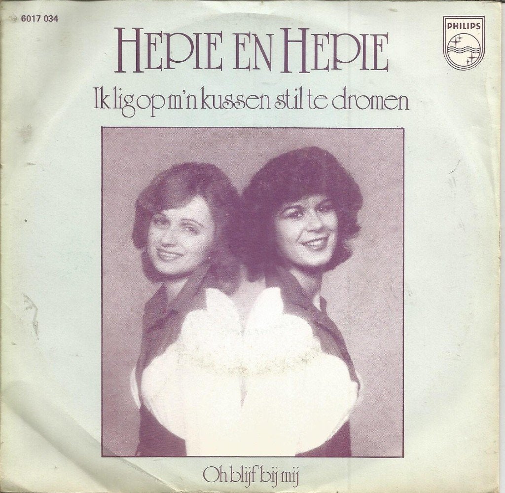 Hepie En Hepie ‎– Ik Lig Op M'n Kussen Stil Te Dromen, Fotohoes, 7 inch, Ophalen of Verzenden, Zo goed als nieuw