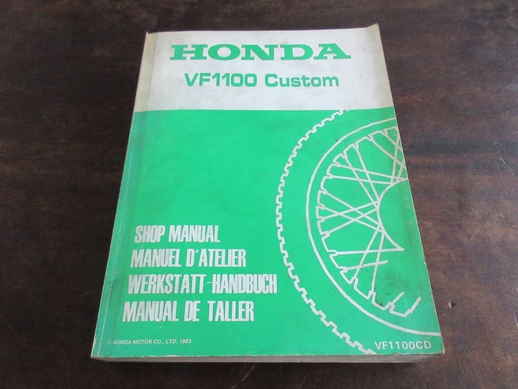 Honda VF1100 Custom VF1100C werkplaatshandboek manual, Ophalen of Verzenden, Honda