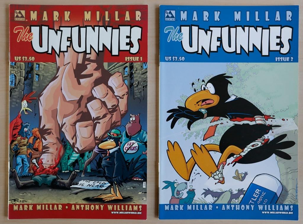 Comics: The unfunnies - Mark Millar - Avatar Press, Boeken, Ophalen, Amerika, Millar / Williams, Zo goed als nieuw