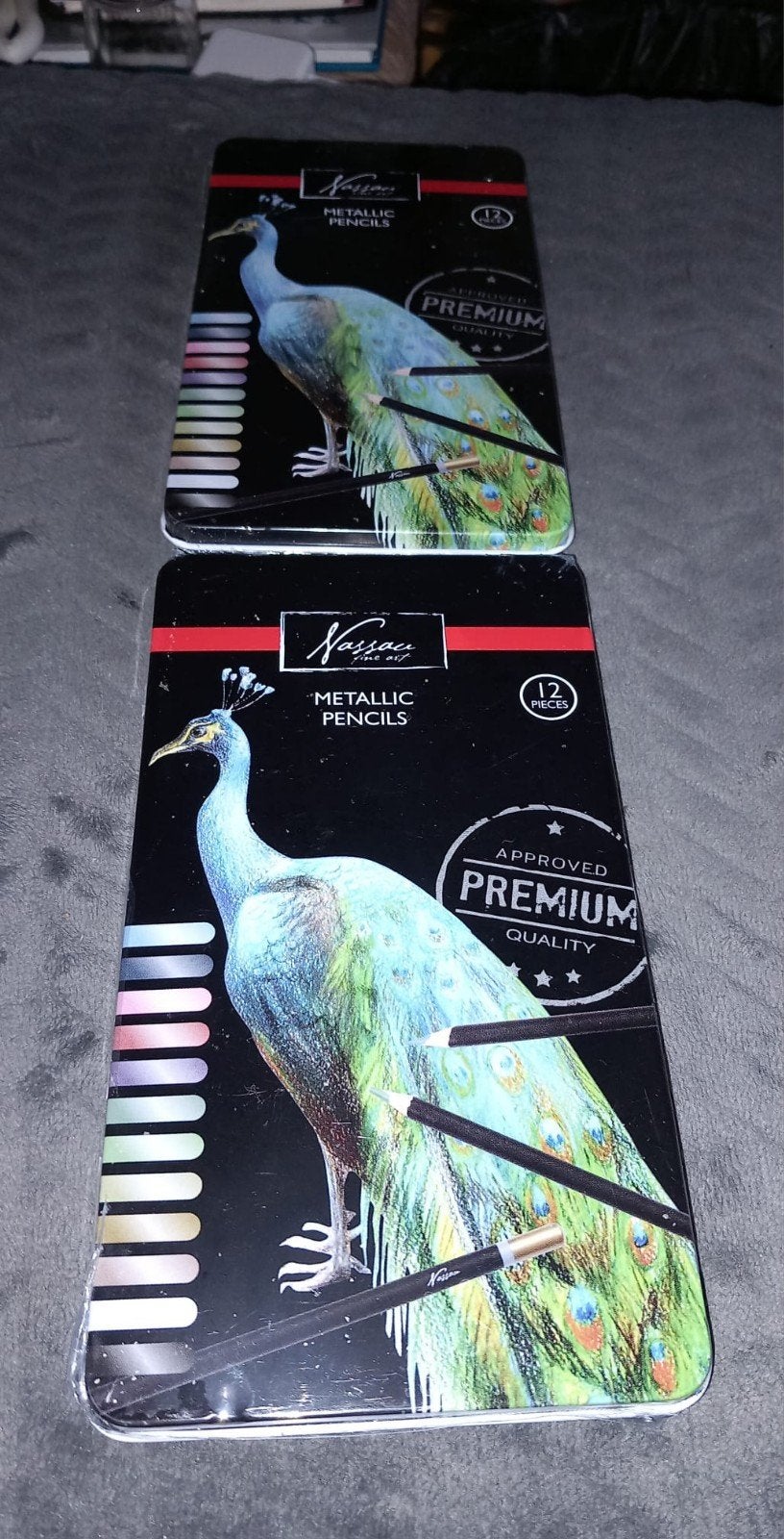 NIEUW 2 Blikken Nassau Metallic Pencils Potloden Tekenen, Ophalen of Verzenden, Nieuw, Potlood of Stift