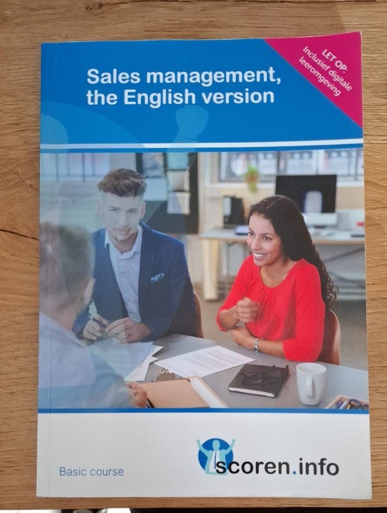 sales management, the english version isbn 9789037257014, Ophalen, Zo goed als nieuw, Overige niveaus, Overige vakken