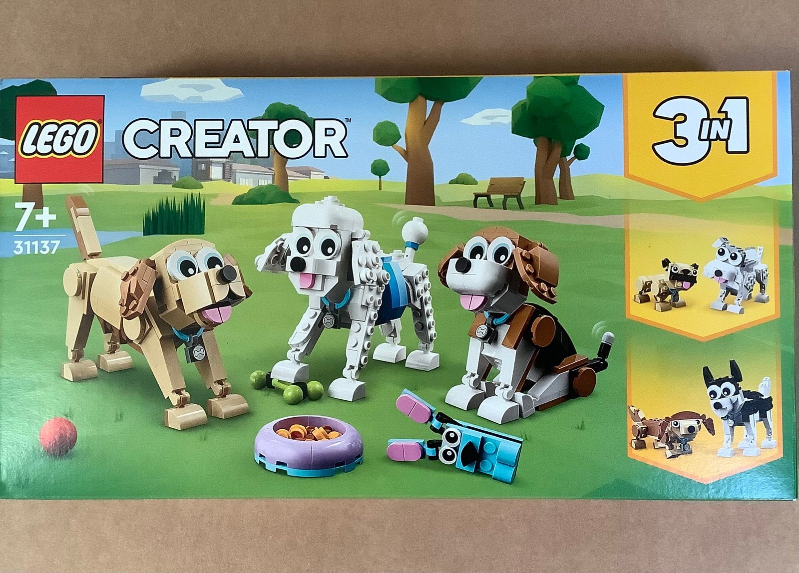 Nieuw LEGO Creator 3in1 Schattige Honden Set 31137, Ophalen, Lego, Nieuw, Ongeopend/sealed