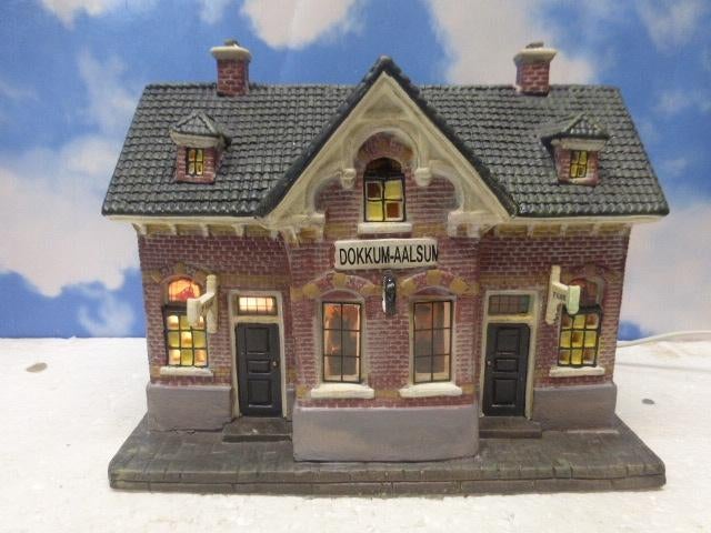 dickensville elfsteden Station Dokkum kerstdorp kersthuisjes, Diversen, Kerst, Ophalen of Verzenden