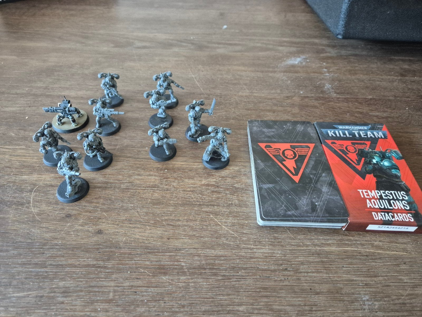 Tempestus Aquilons Kill Team met Data Cards, Hobby en Vrije tijd, Ophalen of Verzenden, Zo goed als nieuw, Warhammer 40000, Figuurtje(s)