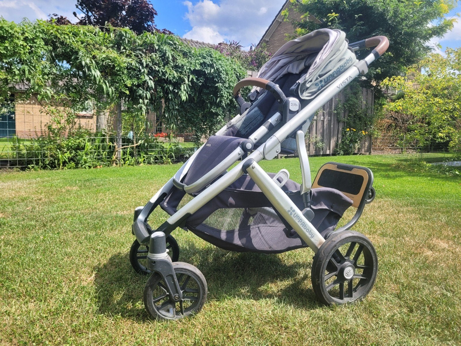 UPPAbaby Vista Combiwagen met veel  accessoires, Gebruikt, Combiwagen, Verstelbare duwstang, Ophalen