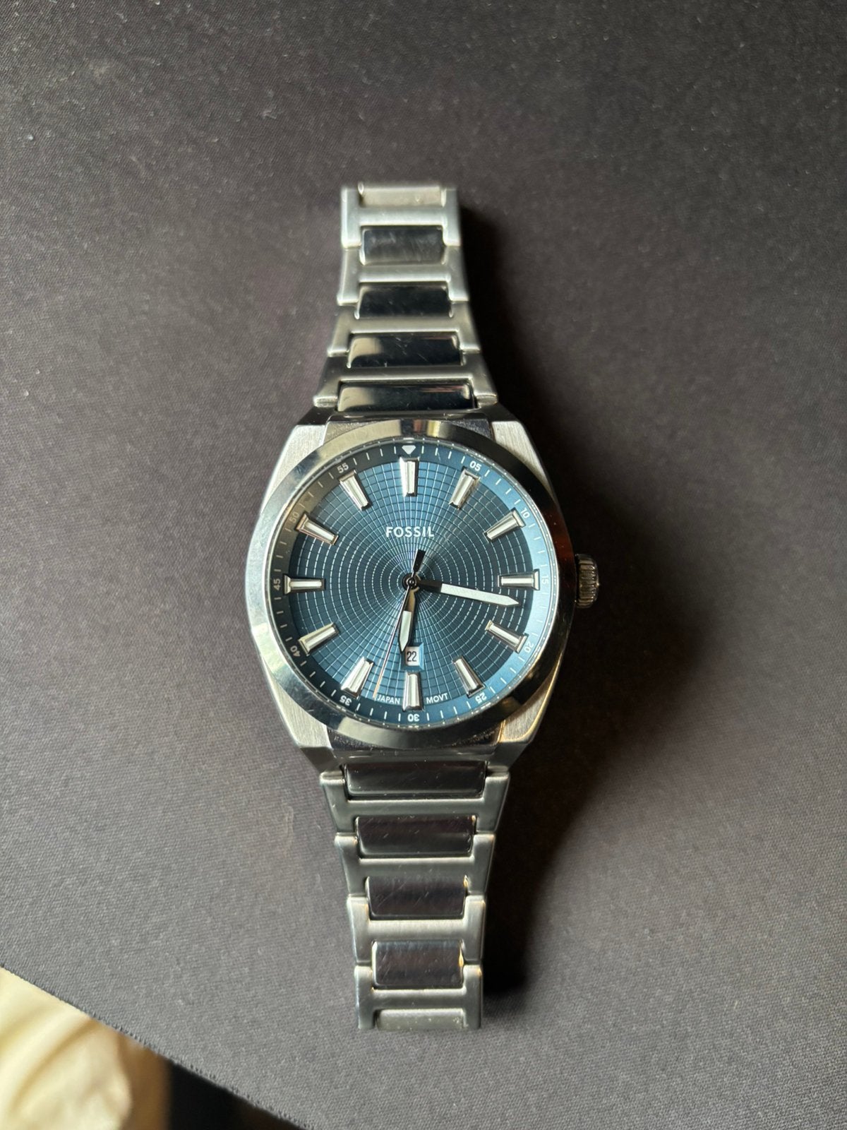 Fossil Everett Horloge, Overige merken, Staal, Staal, Polshorloge