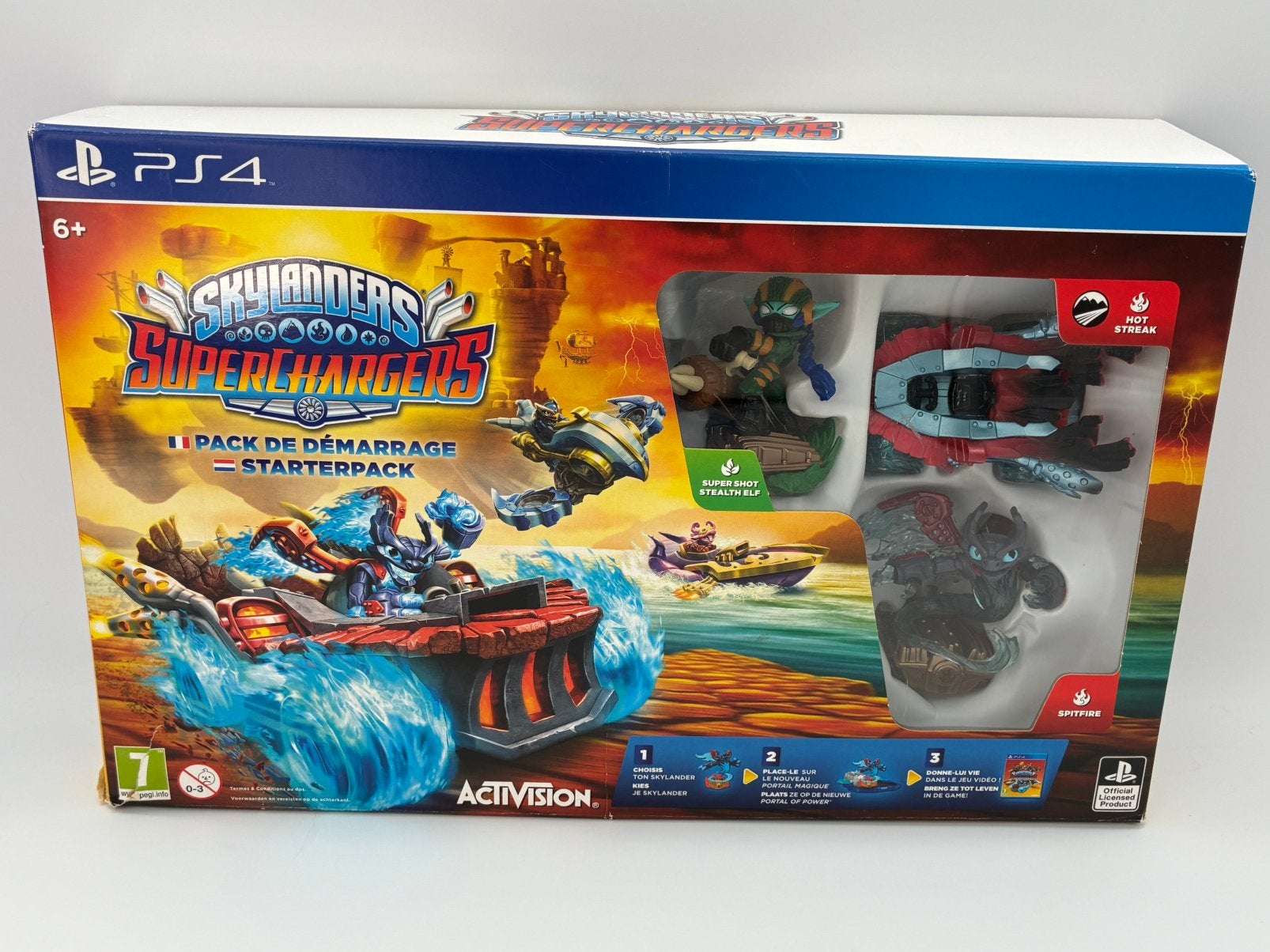 Skylanders Superchargers ps4 starterpack inbox, Avontuur en Actie, Verzenden, W, 2 spelers