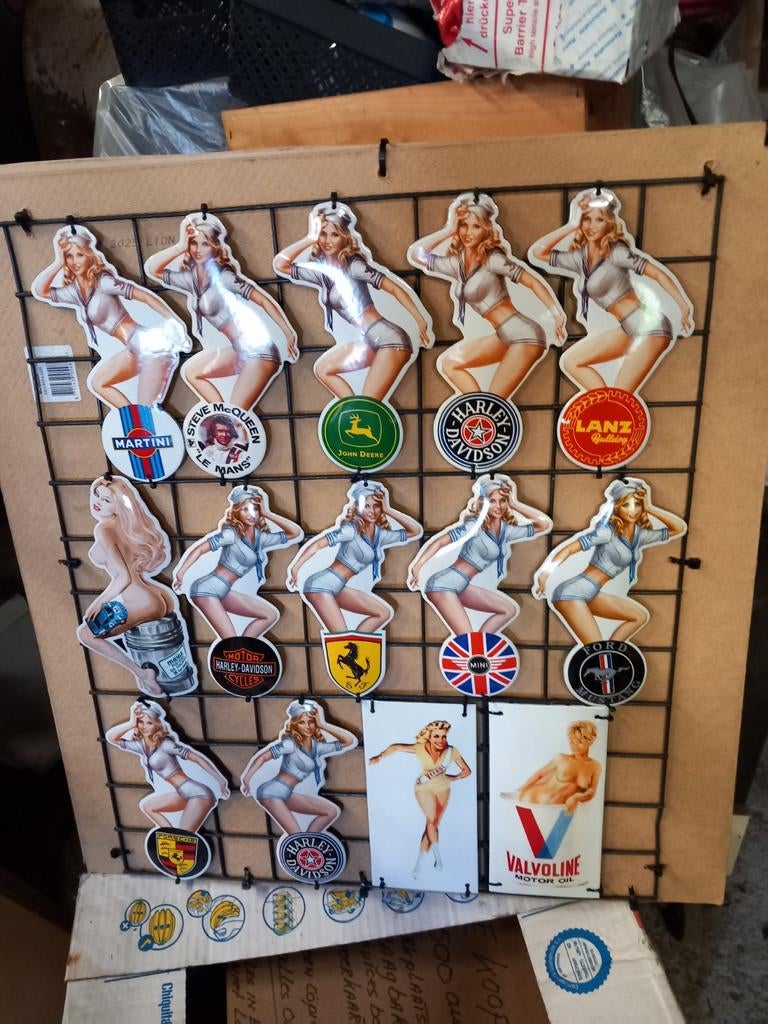 Super mooie emaile bordjes div merken div maten 12.oo p stuk, Verzamelen, Merken en Reclamevoorwerpen, Ophalen of Verzenden, Zo goed als nieuw