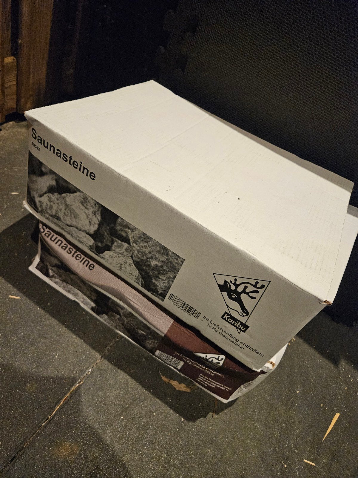 Saunastenen - Karibu (nieuw in doos), Ophalen, Nieuw, Fins of Traditioneel, Onderdelen