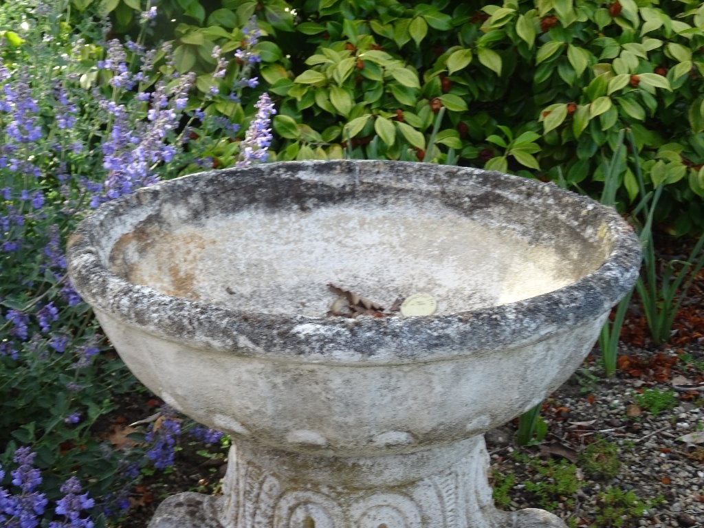 mooie grote Franse tuinschaal planten schaal bak, Tuin en Terras, Bloembakken en Plantenbakken, Ophalen, Gebruikt, Rond, 60 tot 100 cm