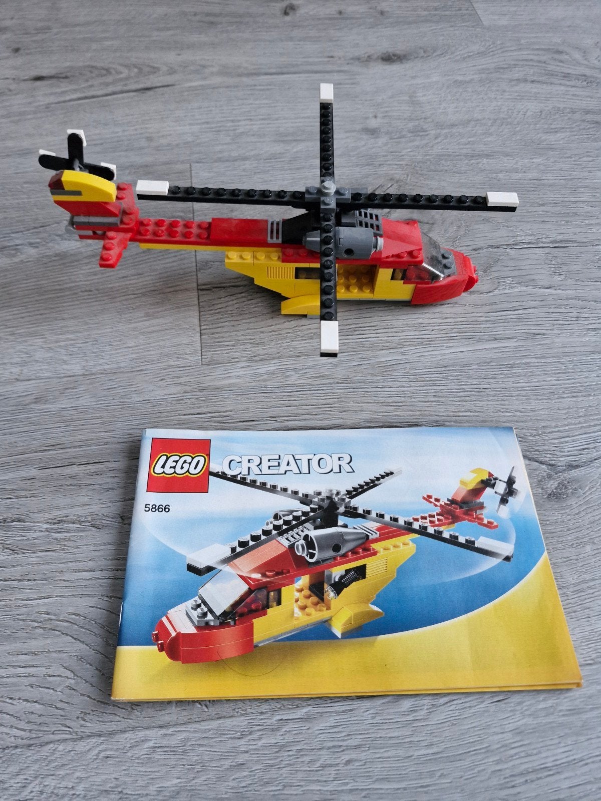 Lego Creator 5866 Helikopter met instructies, Lego, Ophalen of Verzenden, Zo goed als nieuw, Creator