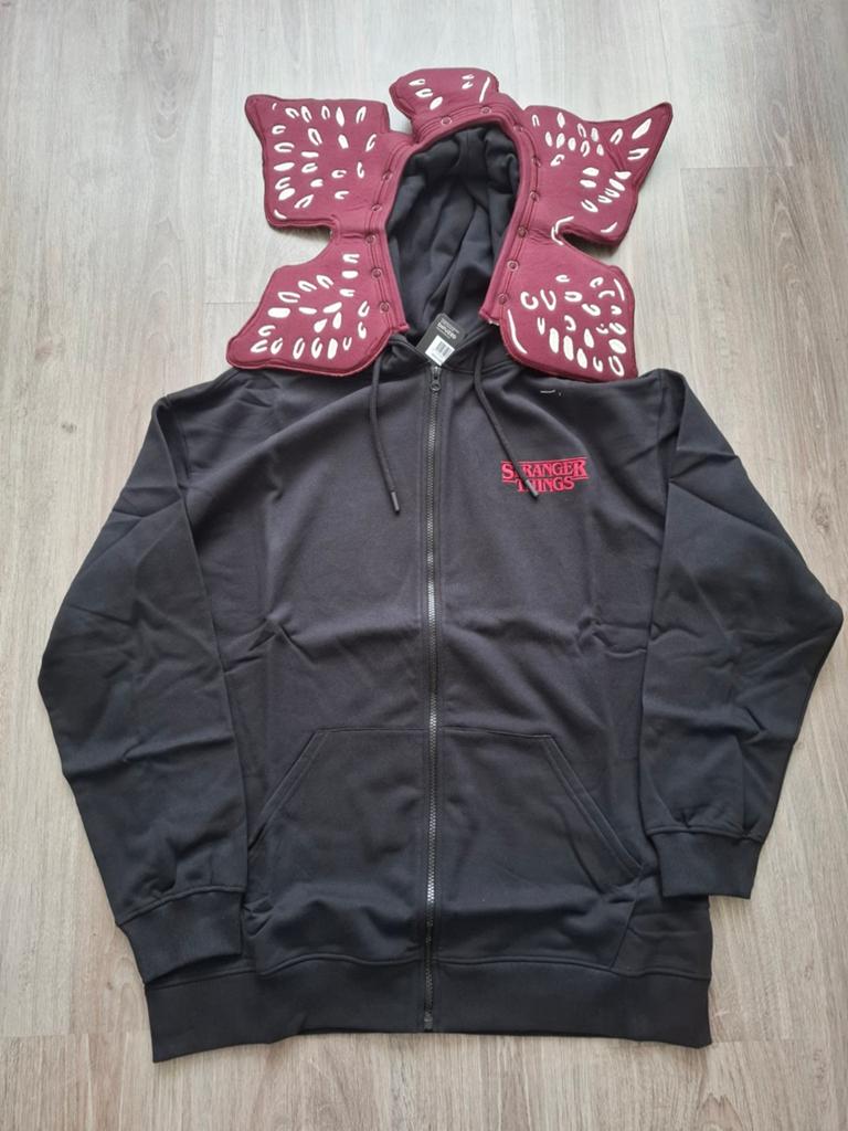 Stranger Things - Demogorgon Novelty Hoodie, Ophalen of Verzenden, Nieuw, Zwart