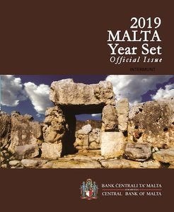 BU set Malta 2019 Blister - 1 ct t/m 2 euro + 2 eur CC met F, Ophalen of Verzenden, Malta, Overige waardes, Setje