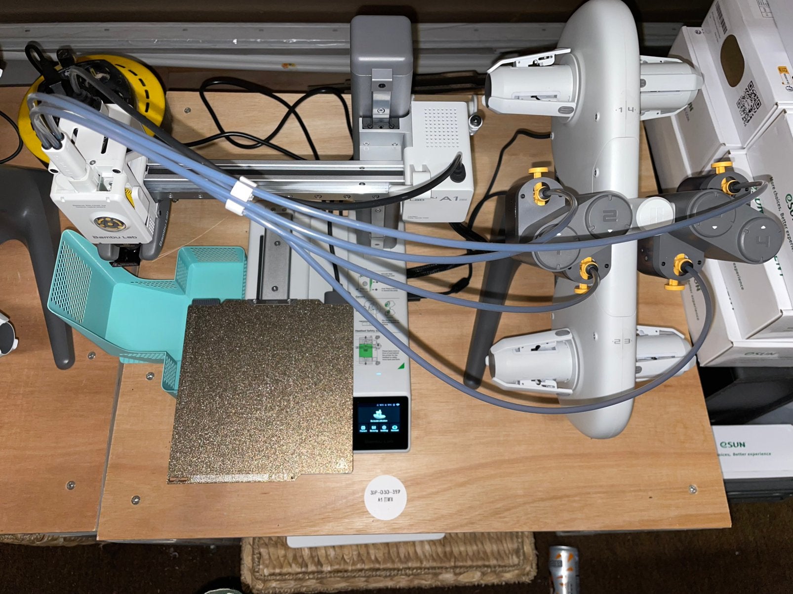 Bambu Lab A1 mini Combo + AMS Lite | Veel extra's, Ophalen, Ingebouwde Wi-Fi, Zo goed als nieuw, Filament