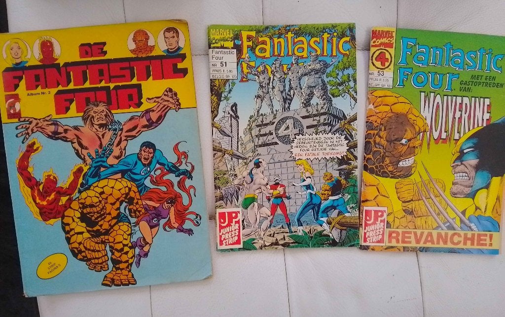 Fantastic Fout Comics - Album nr. 2 + #51 + #53, Boeken, Gelezen, Marvel Comics, Europa, Ophalen of Verzenden