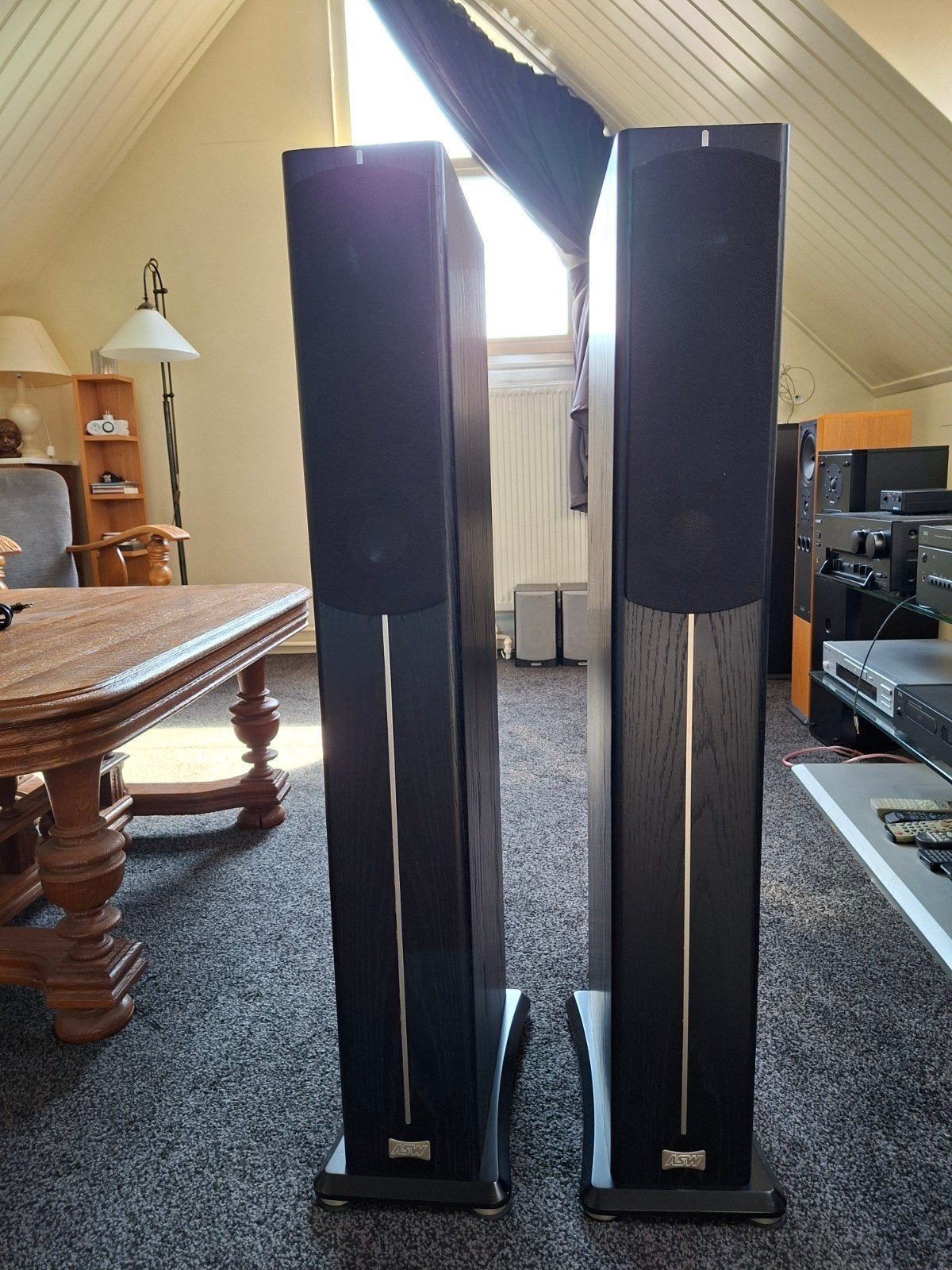 ASW Cantius 404 Vloerstaande Luidsprekers - Made in Germany, Vloerstaande luidspreker, Gebruikt, Geschikt voor surround/home cinema