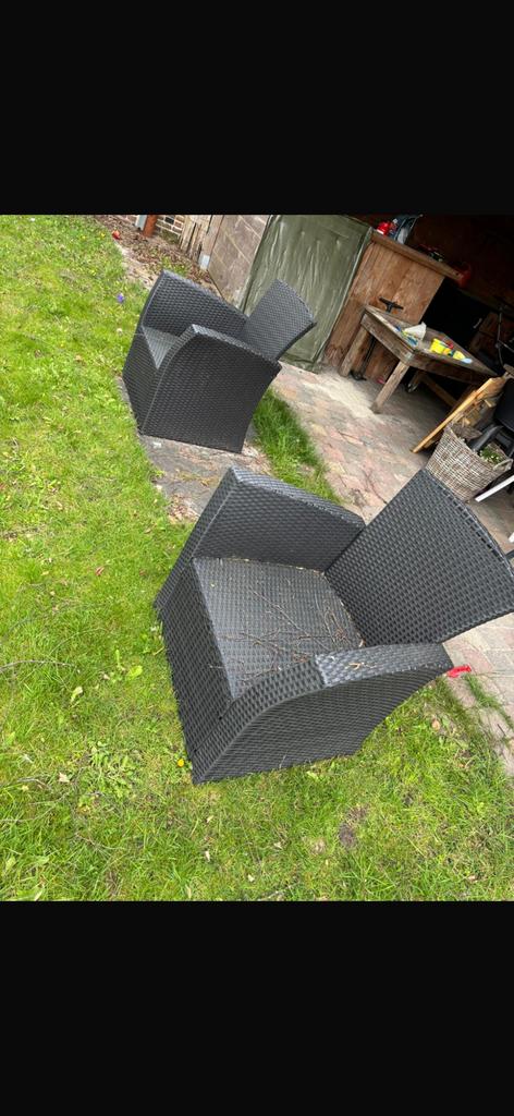Gratis Tuinstoelen, Ophalen, Gebruikt, Kunststof