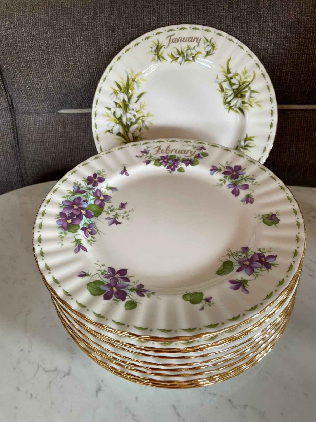 Royal Albert FLOWER OF THE MONTH BORDEN, Ophalen
