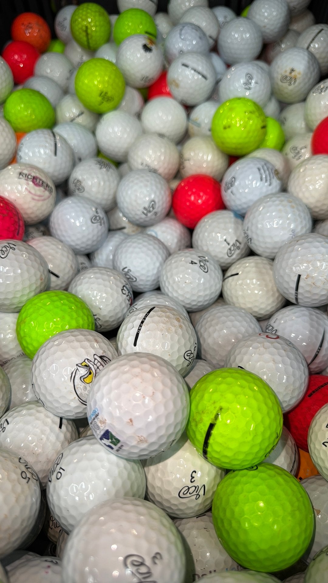 Vice pro soft golfballen 50 stuks, Sport en Fitness, Golf, Ophalen of Verzenden, Zo goed als nieuw, Bal(len)