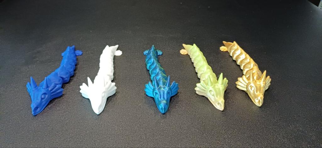 3d print flexibele dragon/draak fidget toys, Ophalen of Verzenden, Nieuw