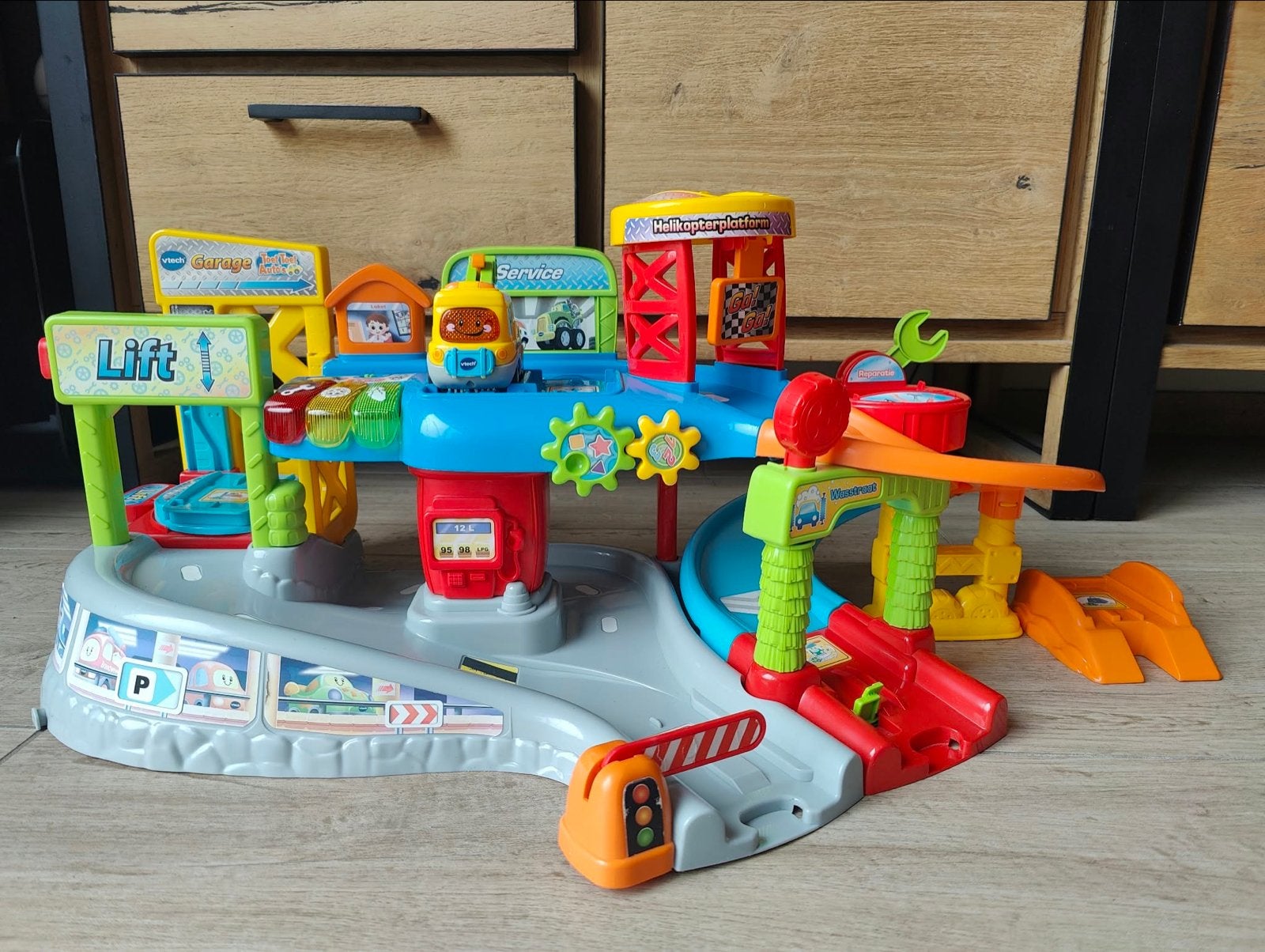VTech Toet Toet Auto's Garage met Teun Takelwagen, Ophalen of Verzenden, Gebruikt