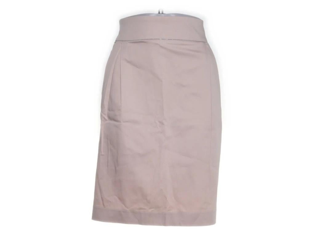 Fabiana Filippi Nude Rok Maat L, Kleding | Dames, Verzenden, Beige, Maat 42/44 (L), Gedragen