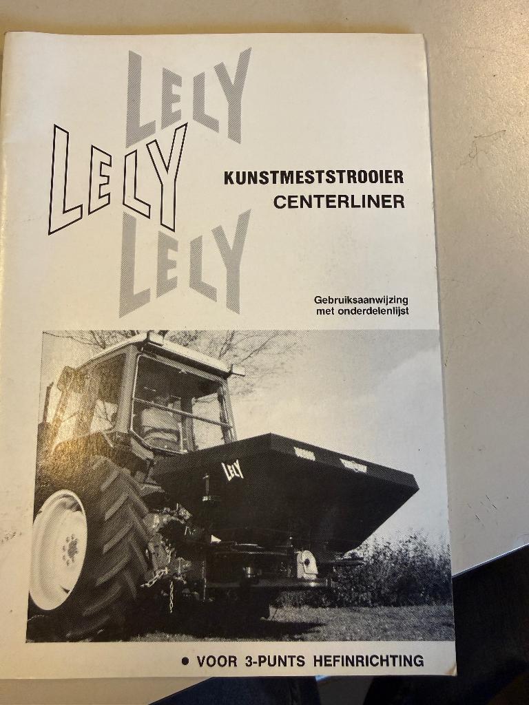 Handleiding voor lely centerliner, Boeken, Ophalen of Verzenden, Gelezen, Catalogus