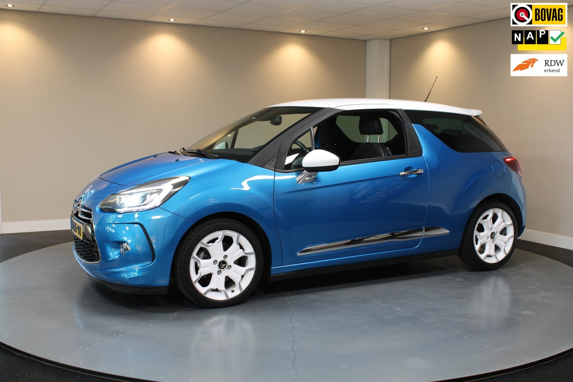 Citroen DS3 1.6 e-THP Sport Chic *165Pk!* Climate|Cruise|Nav, Voorwielaandrijving, Gebruikt, Euro 6, 4 cilinders