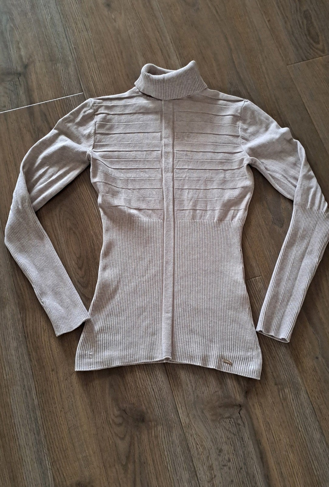 Morgan katoenen dames koltrui - Maat S, Maat 38/40 (M), Beige, Zo goed als nieuw, Morgan