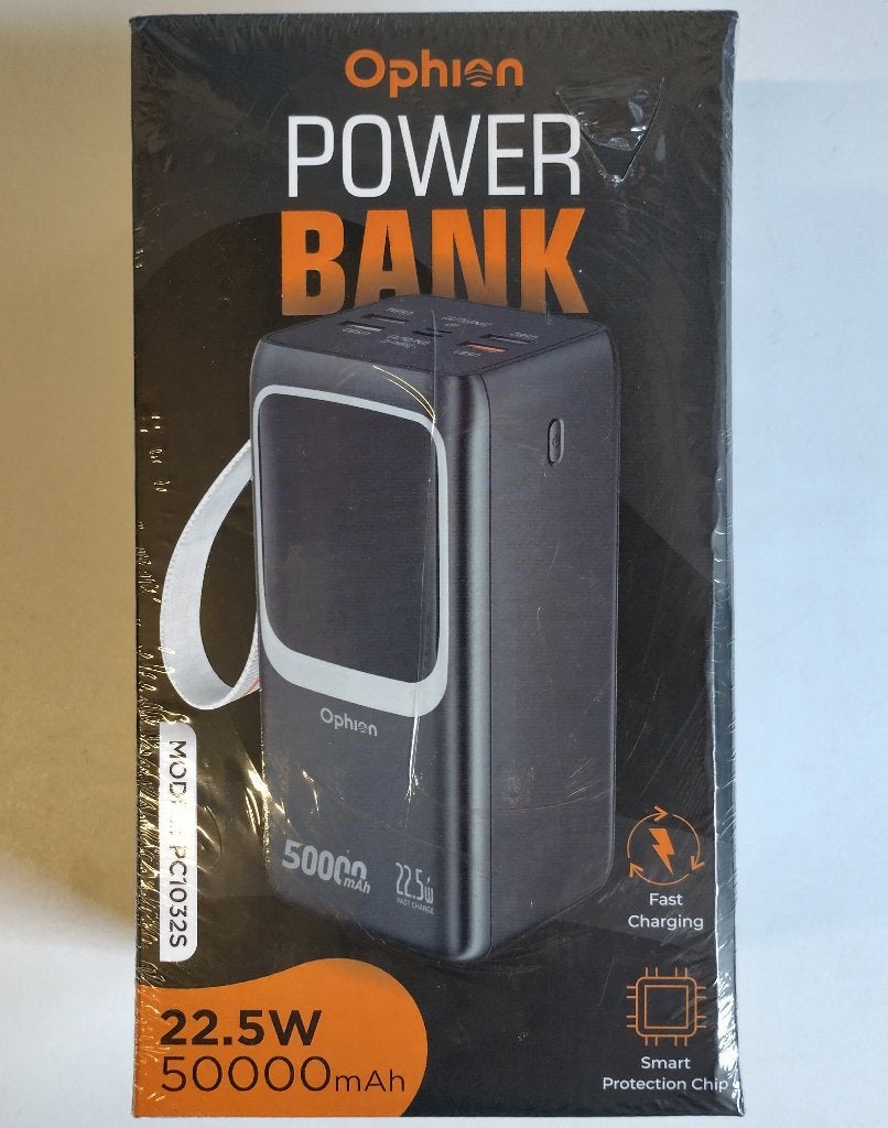 NIEUW Ophion Powerbank PRO PC1032S 22,5W 50.000 mAh, Ophalen of Verzenden, Nieuw, Ophion
