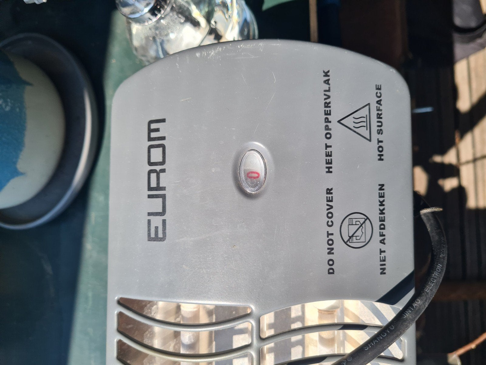 Eurom Terrasverwarmer / Badkamerverwarmer, Tuin en Terras, Ophalen, Gebruikt, Elektrisch, Wand