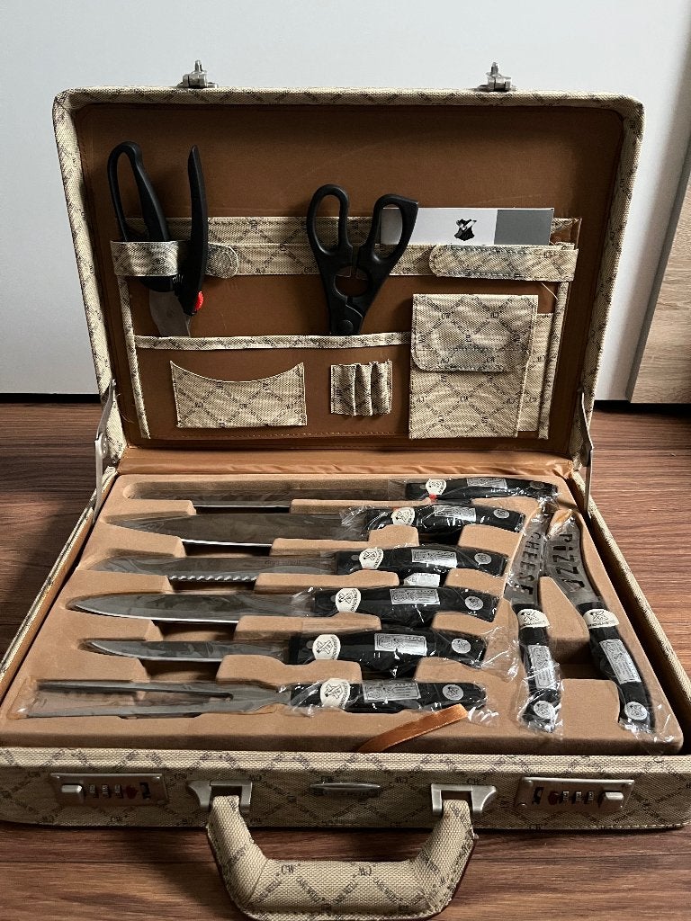 Carl Weill S.G. luxe messenset in koffer, Bestekset, Nieuw, Ophalen of Verzenden, Rvs of Chroom