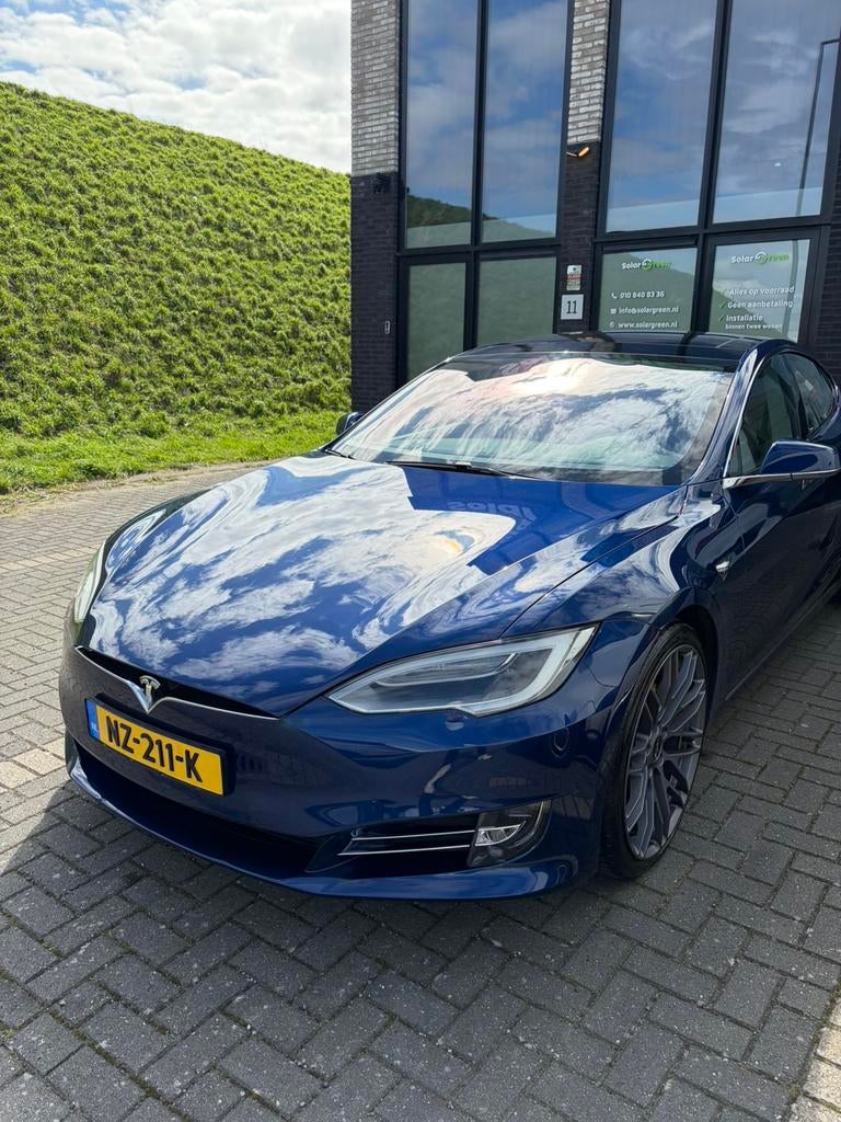 Tesla Model S 100D MOET WEG, Auto's, Tesla, Particulier, Model S, 360° camera, 4x4, ABS, Achteruitrijcamera, Adaptieve lichten