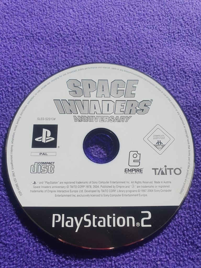 Space Invaders Anniversary Ps2/PlayStation 2, Gebruikt, Shooter, ., 2 spelers