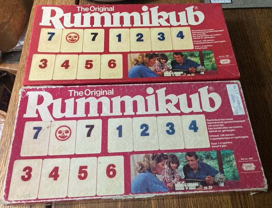 Rummikub Het Origineel Gezelschapsspel - Vintage Editie, Hobby en Vrije tijd, Gezelschapsspellen | Bordspellen, Een of twee spelers