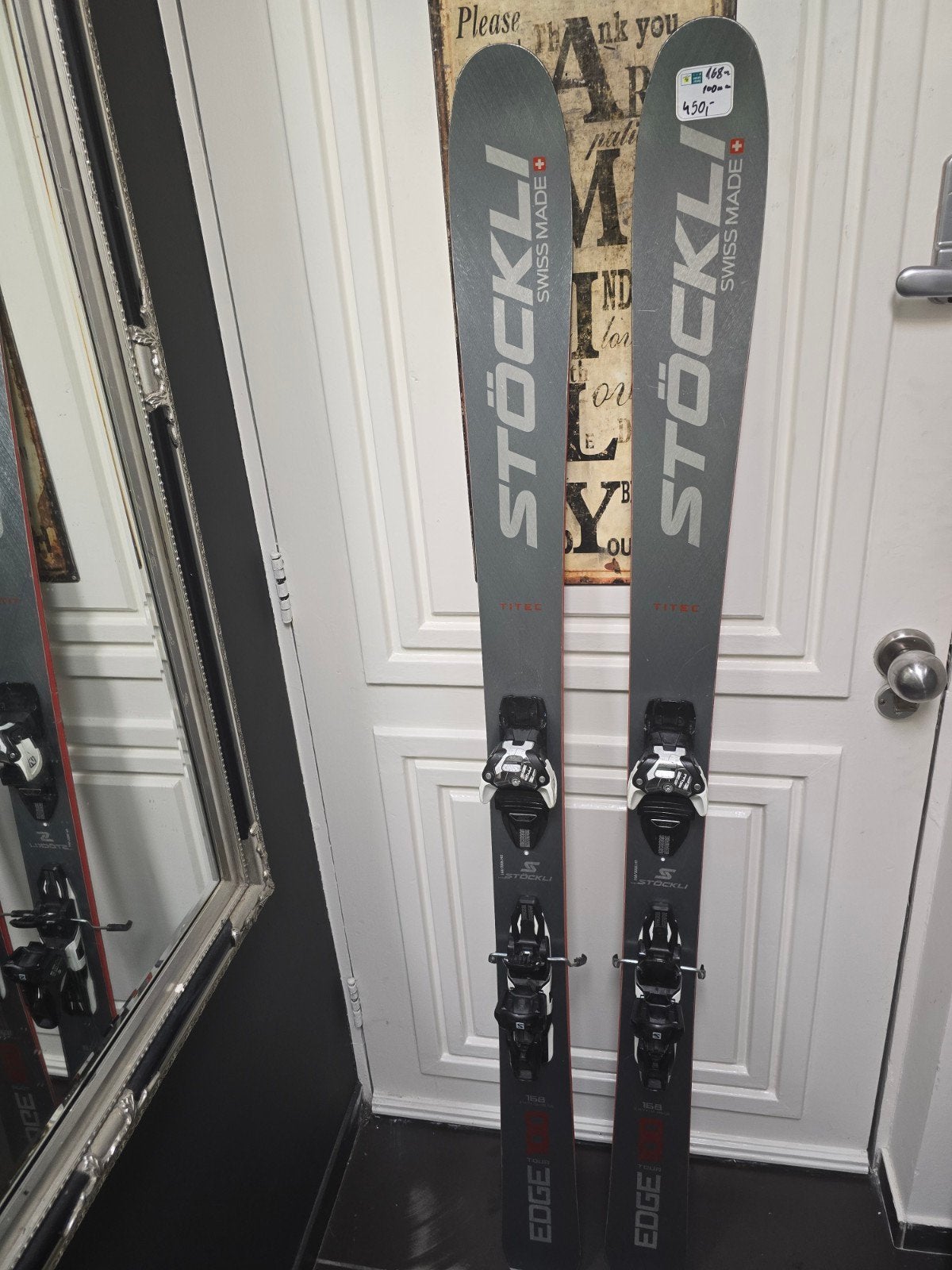 168cm STOCKLI STORMRIDER 100 TOUR FREERIDE VOOR KENNERS, Overige merken, 160 tot 180 cm, Stockli, Ophalen of Verzenden