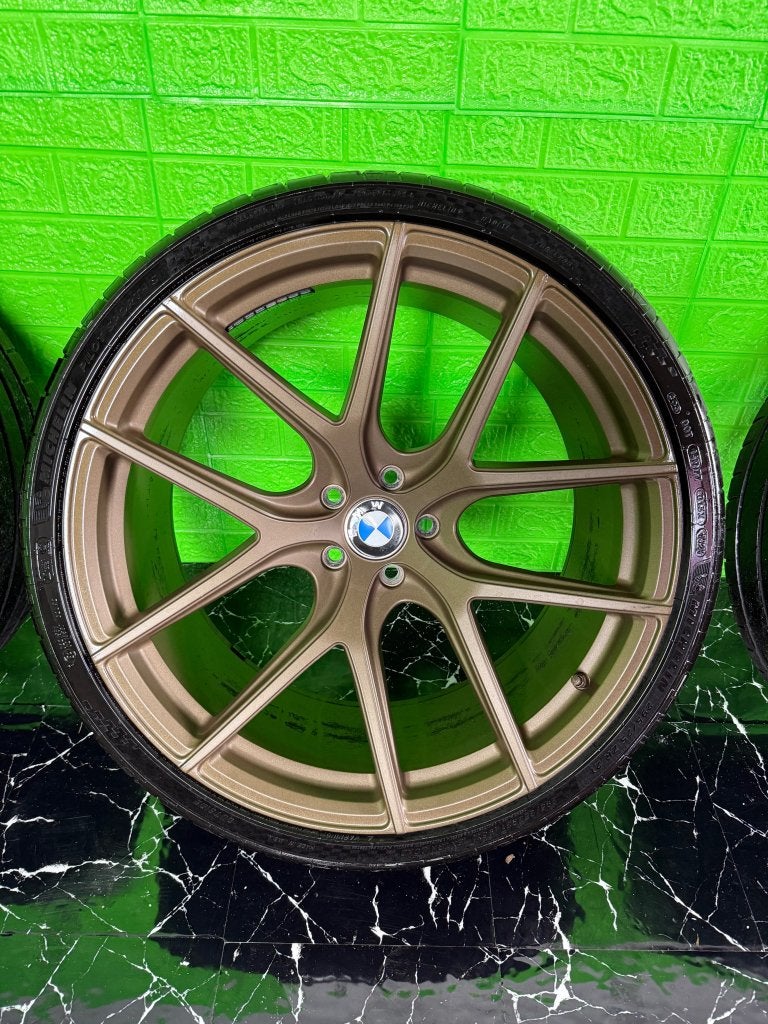 BMW M2 M3 M4 velgen zomerset 20/21 inch ZP9.1 5x112 G30 G80, Auto-onderdelen, Niet ingevuld, Gebruikt, 295 mm, Banden en Velgen