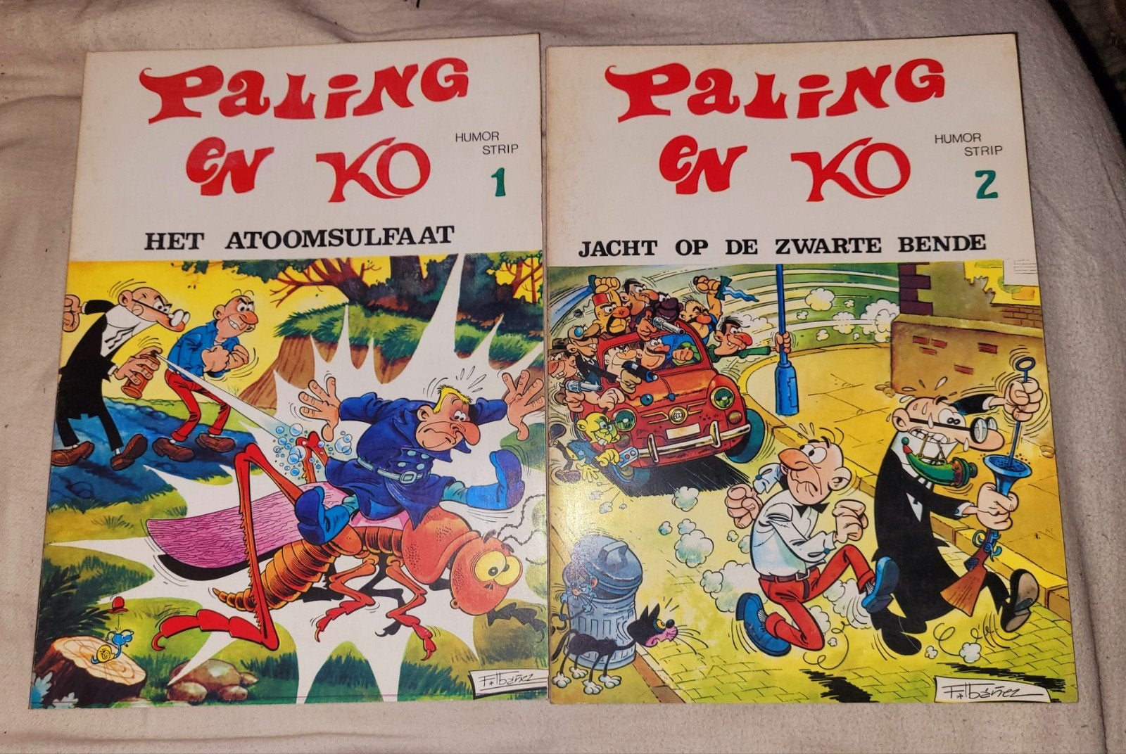 Complete collectie Paling & Ko nummers 1-24,  jaren 70, Gelezen, Verzenden, F. Ibañez, Meerdere stripboeken