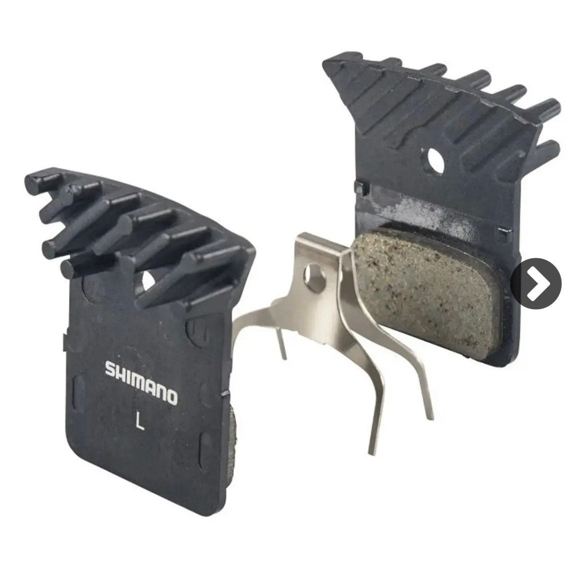 4 setjes SHIMANO L05A-RF RESIN SCHIJFREMBLOKKEN, Ophalen of Verzenden, Nieuw