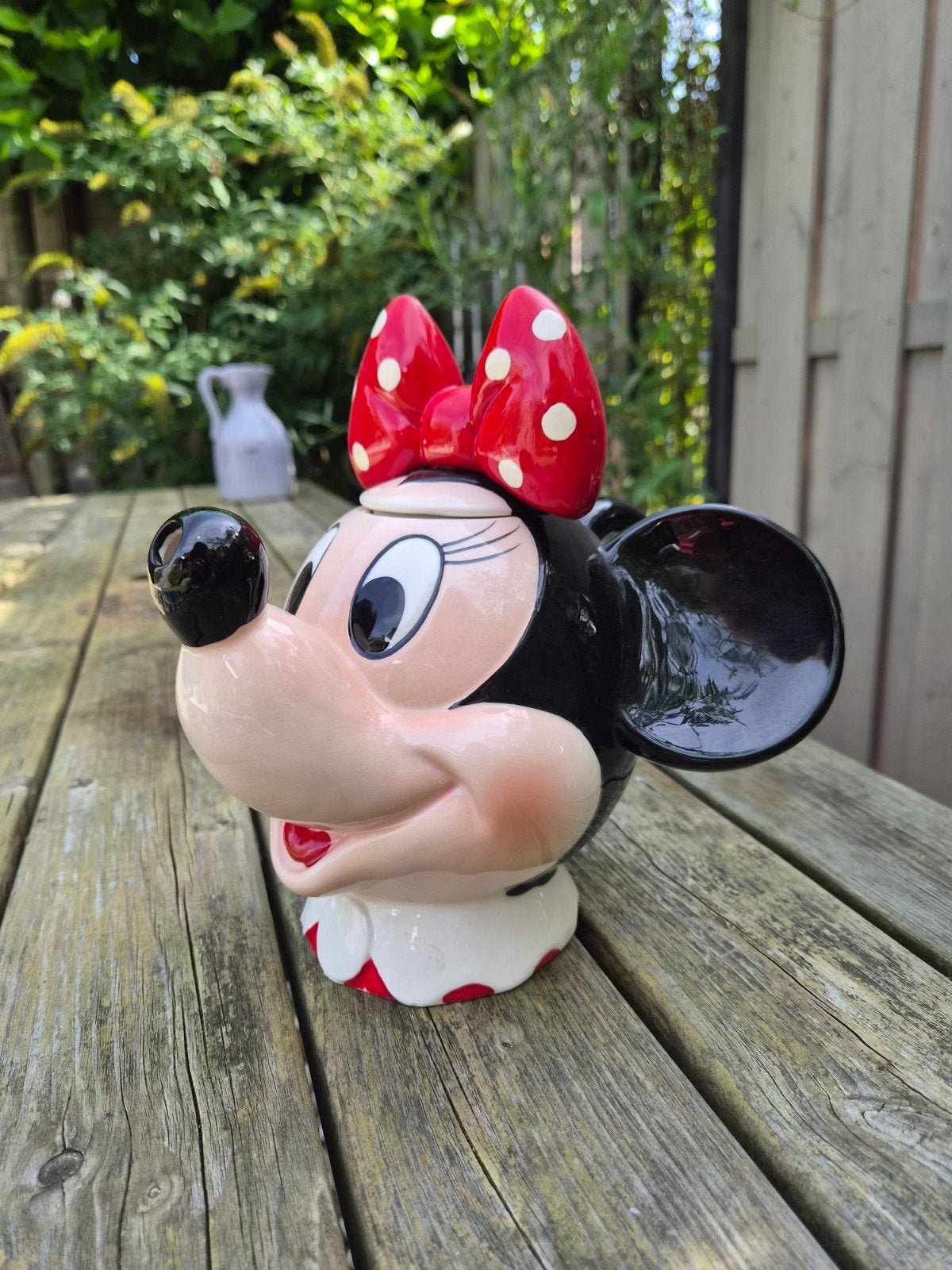 Vintage Minnie Mouse Theepot - Disney Applause Designware, Ophalen of Verzenden, Mickey Mouse, Zo goed als nieuw, Servies