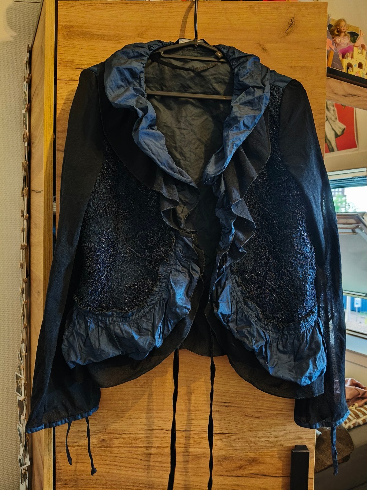 Verse Whimsigoth Gothic Romance Jasje Maat 38, Maat 38/40 (M), Zwart, Ophalen of Verzenden, Zo goed als nieuw