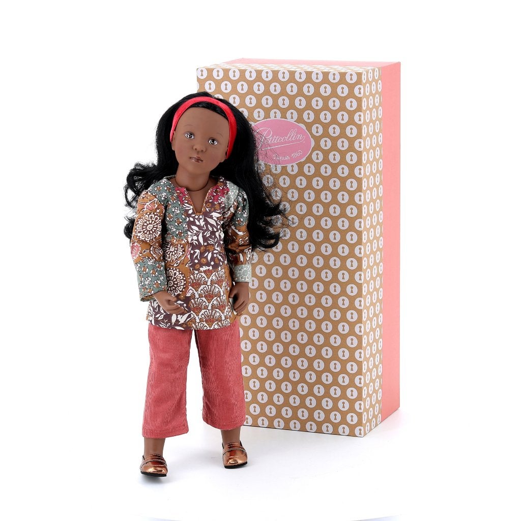 Sylvia Natterer Finouche Thea, 48cm., Petitcollin, Nieuw, Ophalen of Verzenden, Pop