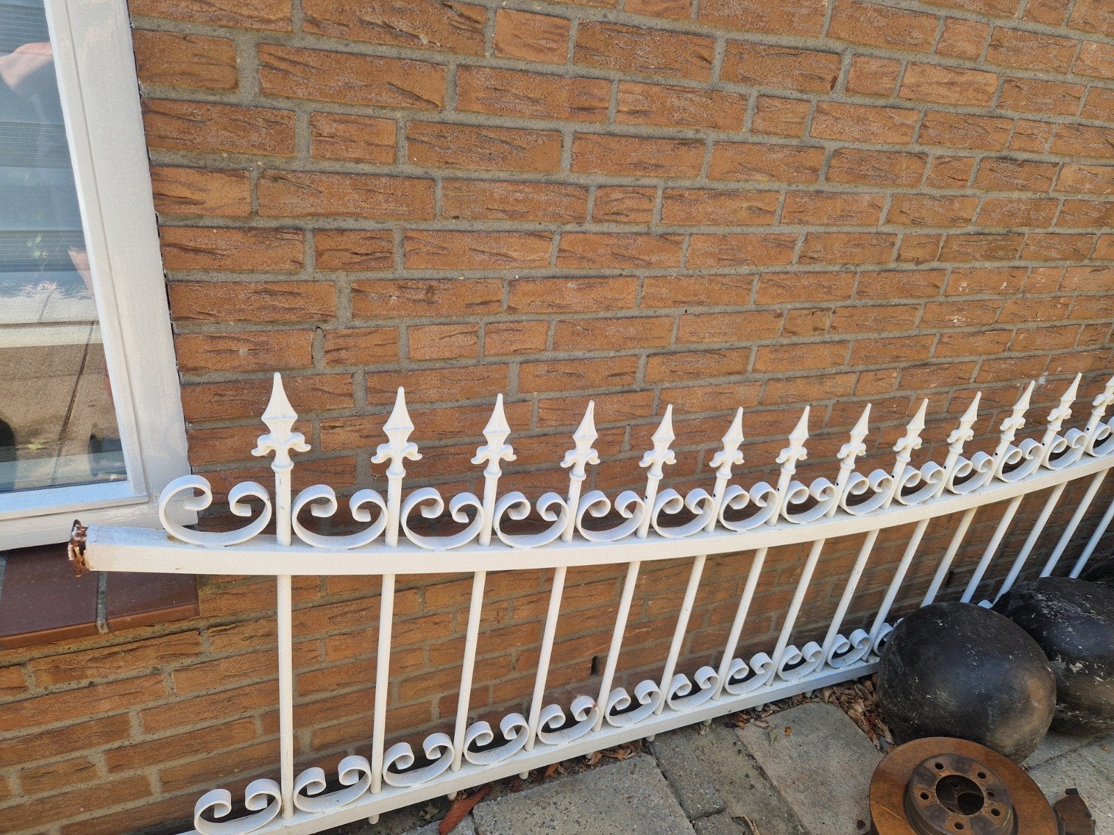 Hekwerk, Tuin en Terras, Ophalen of Verzenden, Gebruikt, IJzer, Sierhekwerk