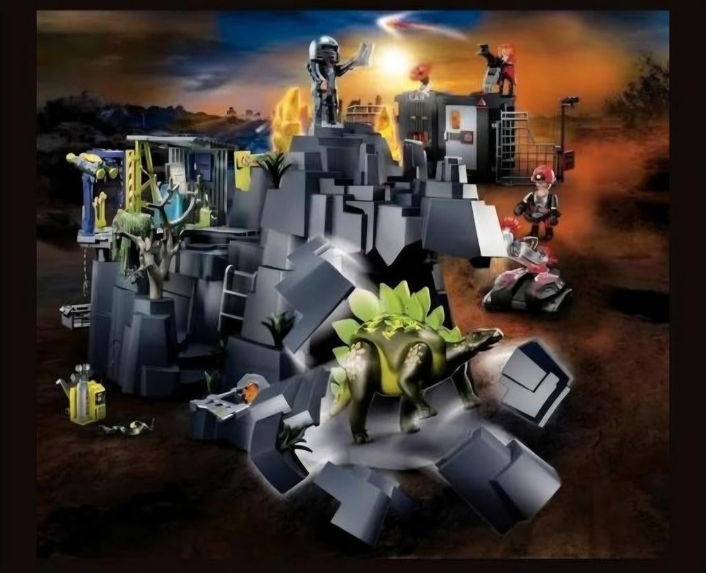 PLAYMOBIL Dino Rise Dino Rock inclusief extra Spinosaurus., Ophalen of Verzenden, Zo goed als nieuw