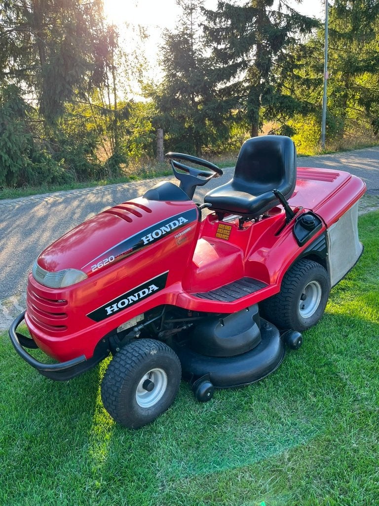 Honda HF2620 zitmaaier, Ophalen, Honda grasmaaier, Gebruikt, Opvangbak
