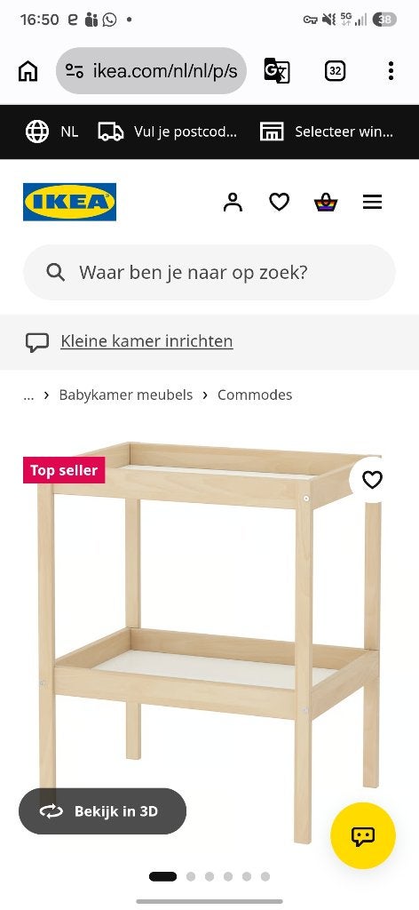 Commode, Ophalen, Gebruikt, 50 tot 70 cm, 100 cm of meer