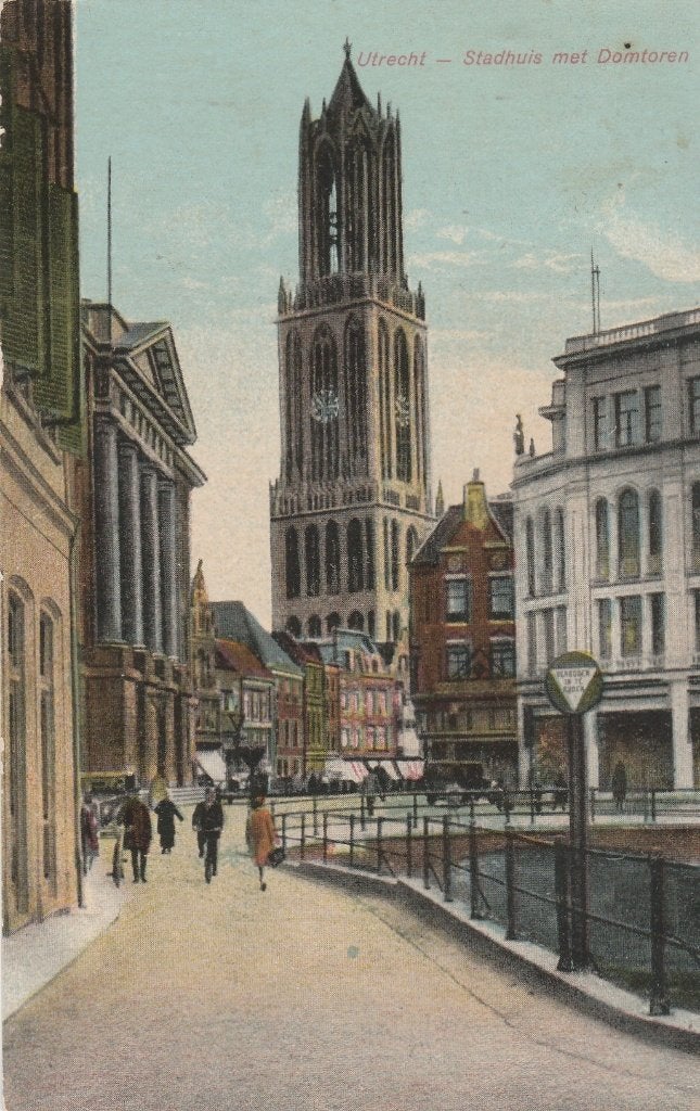 utrecht- stadhuis 1933, Ophalen of Verzenden, 1920 tot 1940, Utrecht