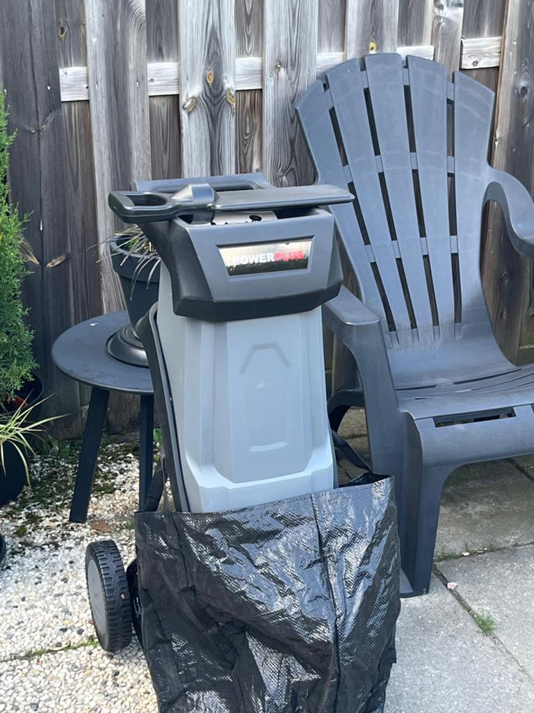 Powerplus Elektrische Hakselaar - Slechts 1x gebruikt!, Tuin en Terras, Hakselaars, Ophalen of Verzenden, Zo goed als nieuw, Elektrisch